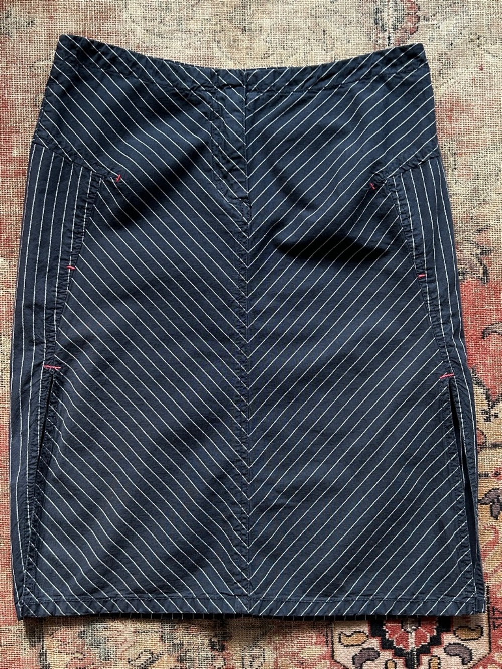 Vintage Y2K Black & White Striped Skirt